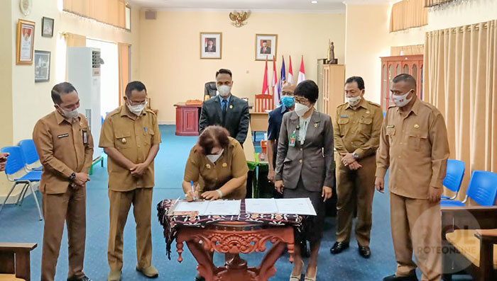 Berikan Pelayanan Kesehatan Terhadap Pencari Keadilan, Pemkab dan PN Rote Ndao Perpanjang MoU