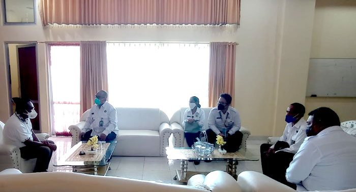 Silaturahmi Kepala BNNK Rote Ndao dengan Bupati dan Wakil Bupati