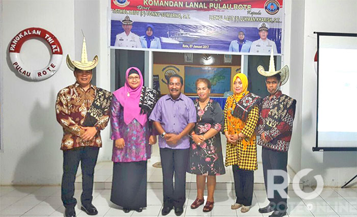 Letkol Laut Lukman Kharish Danlanal Baru Pulau Rote