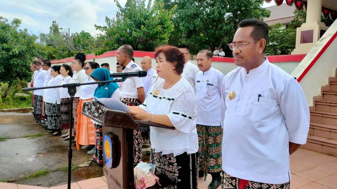 Bupati Rote Ndao Pimpin Apel Akbar ASN, Titip 11 Pesan Penting