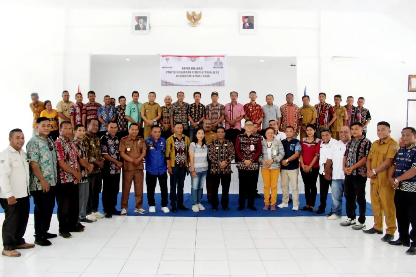 Rapat Evaluasi Pemdes, Pj Bupati Rote Ndao Tekankan Agenda Prioritas