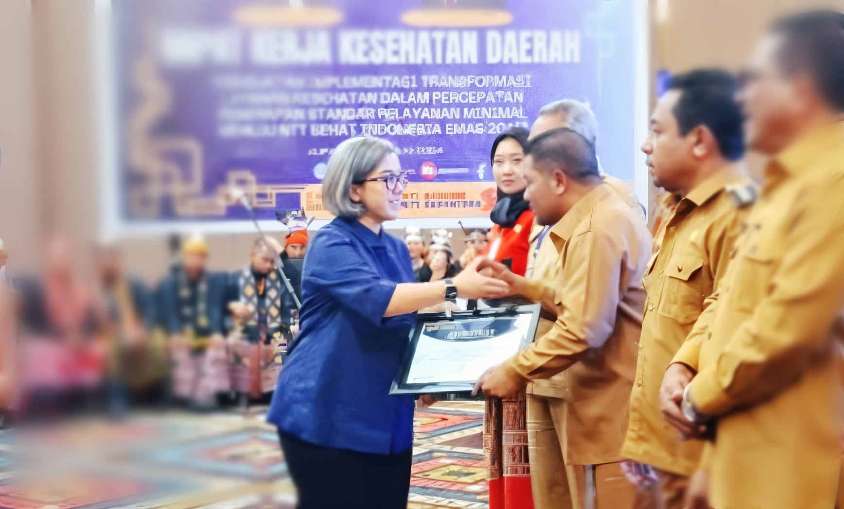 Kabupaten Rote Ndao Raih Penghargaan 100% RME Puskesmas Terintegrasi Satu Sehat