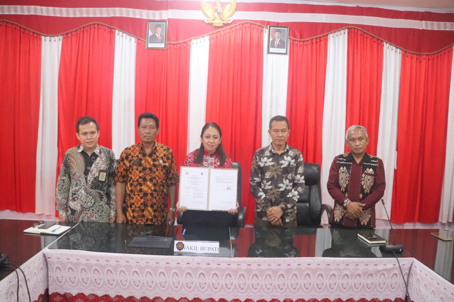 Pemkab Rote Ndao dan Kemenkeu Teken PKS Optimalisasi Pemungutan Pajak