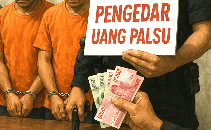 Pengedar Uang Palsu di Kupang Ditangkap di Rote Ndao, Terancam 15 Tahun Penjara