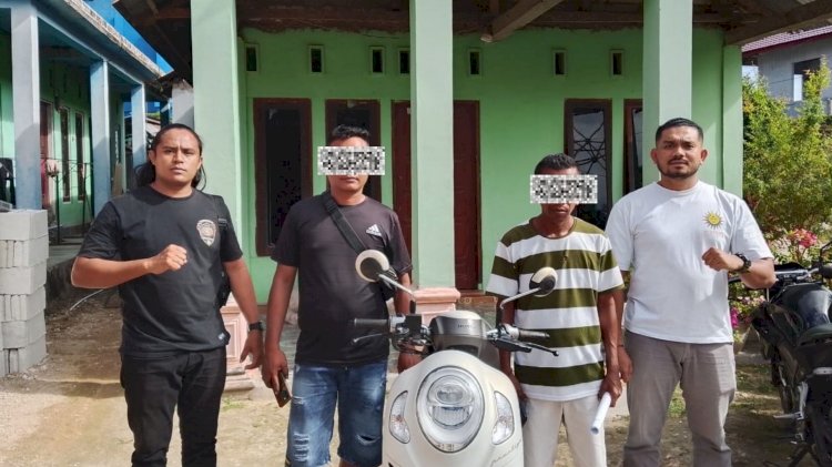 Maling Motor di Tuanatuk Diringkus Sat Reskrim Polres Rote Ndao dalam Hitungan Jam