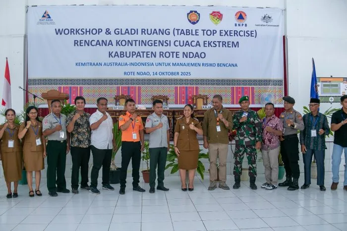 Kolaborasi Lintas Sektor Jadi Kunci Kesiapsiagaan Bencana Rote Ndao