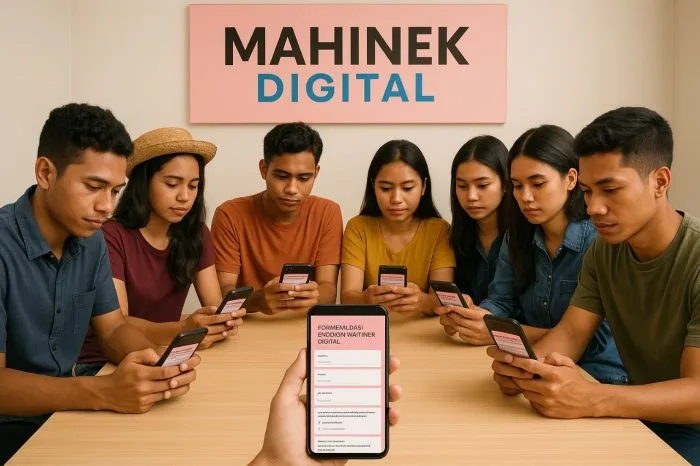 Diskominfostatper Rote Ndao Lakukan Survei Awal Gerakan MAHINEK DIGITAL di Desa Daudolu dan Helebeik