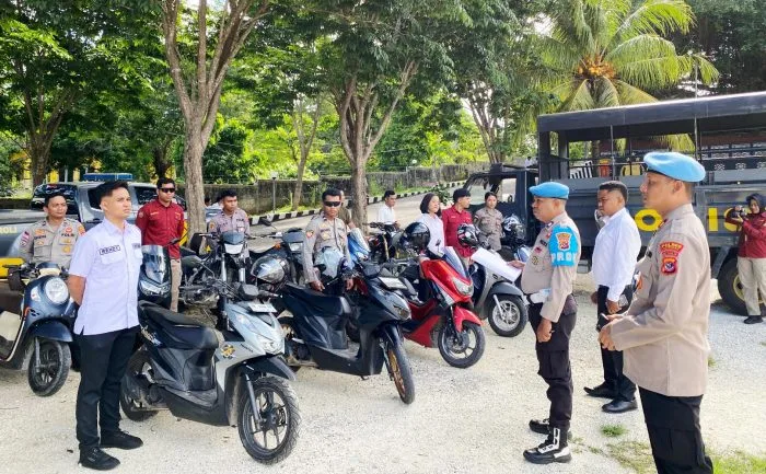 Propam Polres Rote Ndao Gelar Gaktibplin, 15 Anggota Diberikan Tindakan Disiplin