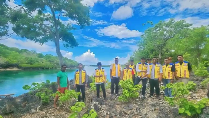 Menjemput Asa di Pulau Usu, Jembatan Gantung 100 Meter Mulai Dibangun