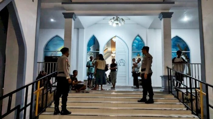 Khidmat Paskah 2026 di Beranda NKRI, Jemaat Ndao Nuse Beribadah dengan Tenang