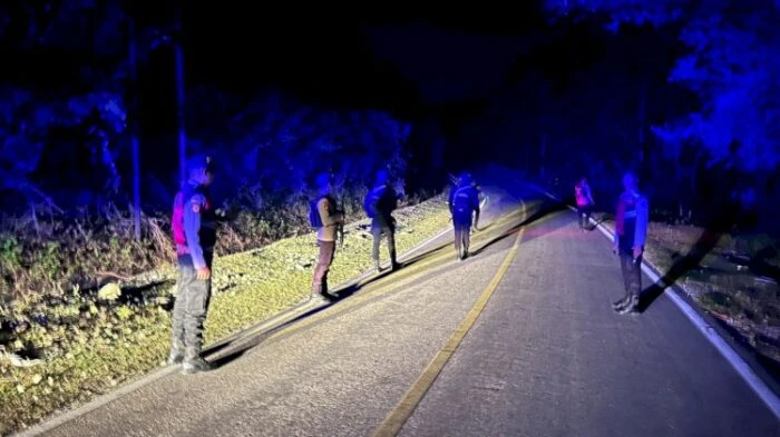 Antisipasi Begal dan Jambret, Polisi Sisir Kawasan Hutan Jati Maubesi