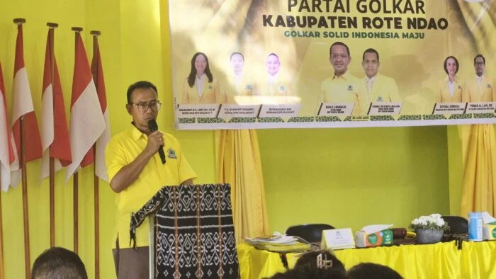 Musda V Selesai, Yosia A. Lau Kembali Pimpin Golkar Rote Ndao Periode Ketiga