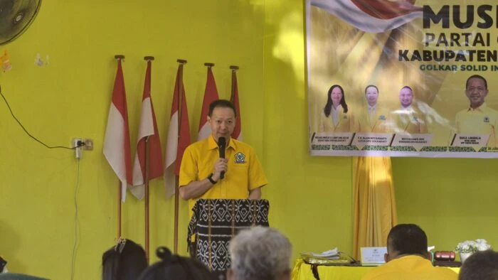 Musda V Selesai, Yosia A. Lau Kembali Pimpin Golkar Rote Ndao Periode Ketiga