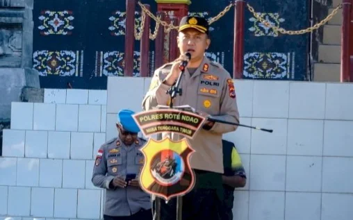 Kapolres Rote Ndao Minta Anggota Siaga Unras Hingga Larang Judi Online