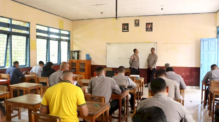 Perketat Izin Pakai Senpi Dinas, 131 Personel Polres Rote Ndao Jalani Uji Psikologi di Lobalain