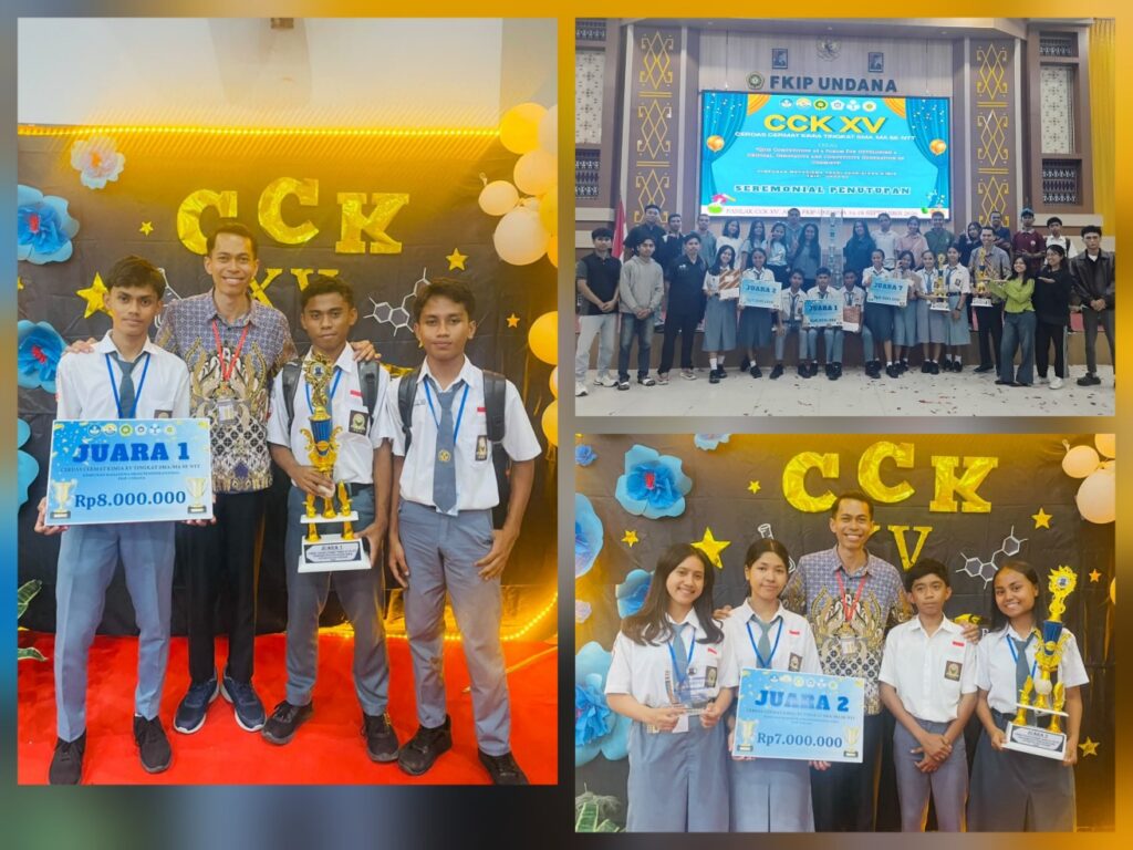 Cerdas Cermat Kimia NTT, SMA Kristen Indonesia Sejahtera Rote Ndao Borong Juara