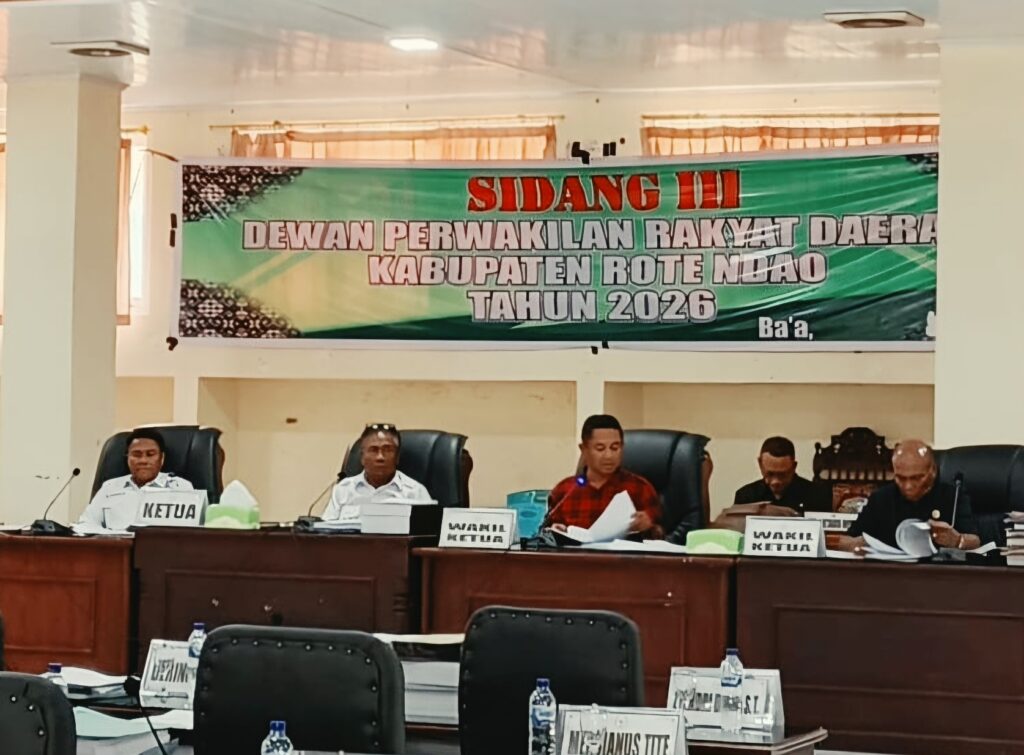 DPRD dan Pemkab Rote Ndao Sahkan Perubahan APBD 2026 Serta Tiga Raperda